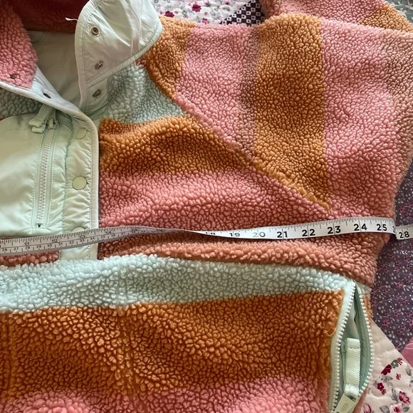 Free People Movement  Cropped Oversized Fleece Pullover Sherpa Size XS - Picture 12 of 12